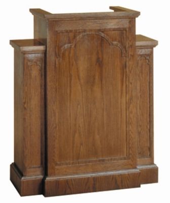 Pulpit 302 Extended Shelf Lamp Microphone Two